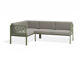 Seville Config A Corner Sofa - Eucalyptus Green - Outdoor