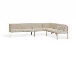 Seville Config D Corner Sofa - Latte - Outdoor