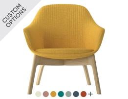 Core Lounge Chair - Wood Base