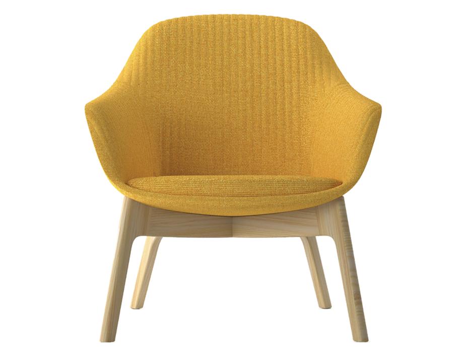 Core Lounge Chair Wood Base