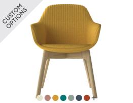 Core Armchair - Wood Base