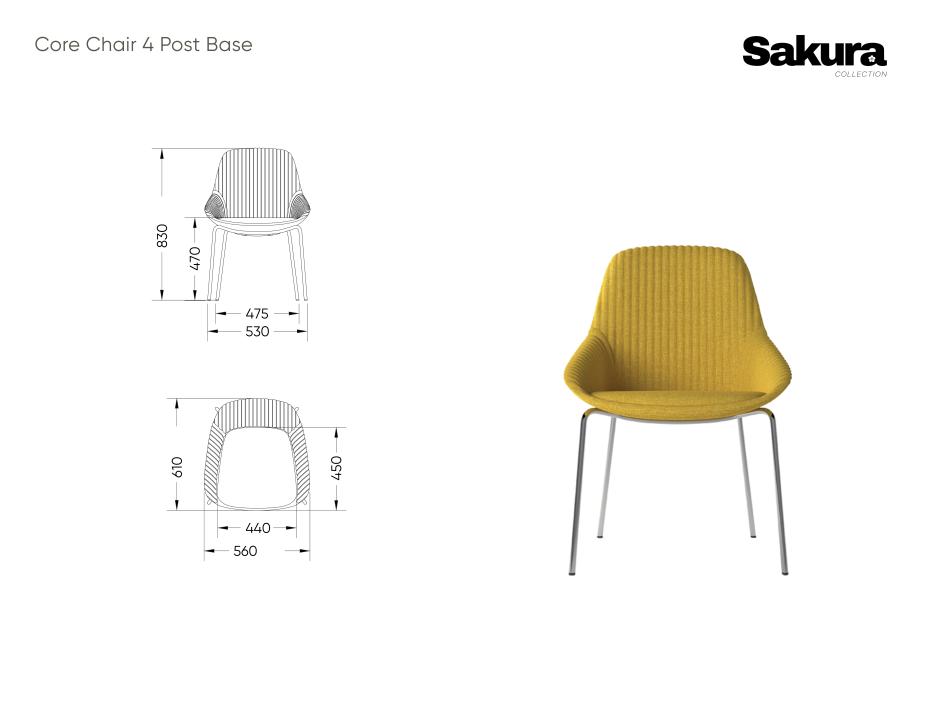 Sakura Core Chair 4 Post Base Website 