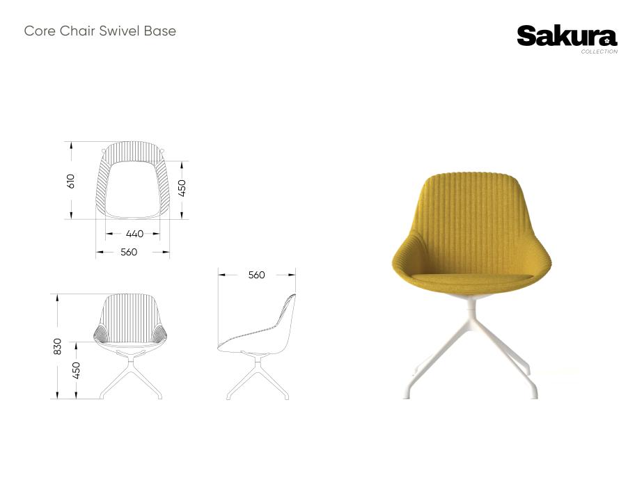 Sakura Core Chair Swivel Base Website 