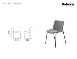 Sakura Collection Flow Chair 4 Post Base Website