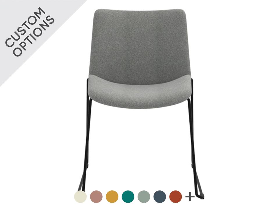 Flow Dining Chair Sled Base Hero