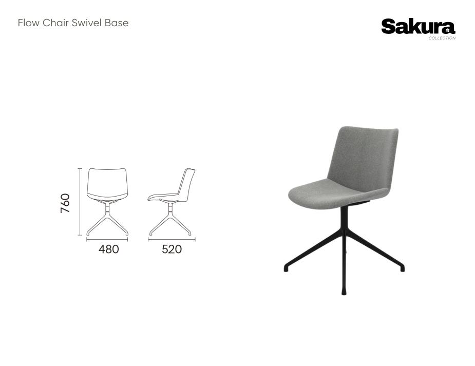 Sakura Collection Flow Chair Swivel Base Website