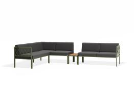 Granite Grey Cushions + Teak Top image