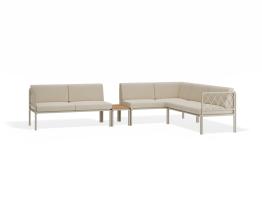 Seville Config J Corner Sofa - Latte - Outdoor
