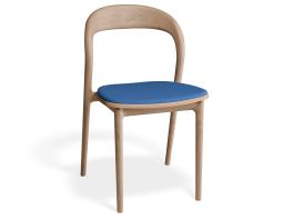 P 1 Mia Diningchair Natural Custom Bluecorduroy