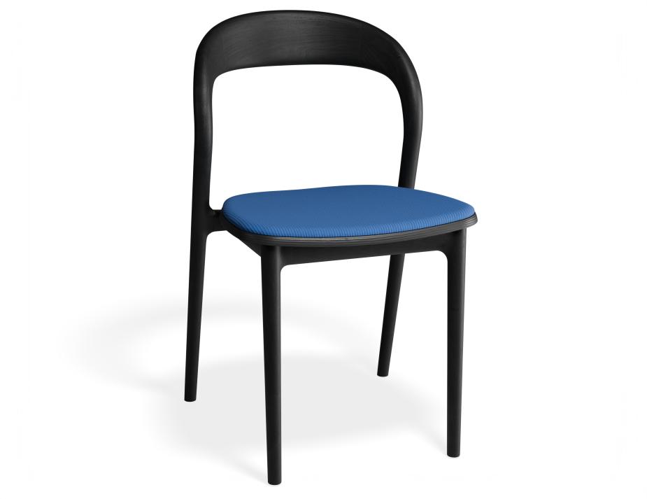 P 1 Mia Diningchair Black Custom Bluecorduroy