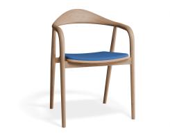 P 1 Arki Armchair Natural Custom Bluecorduroy