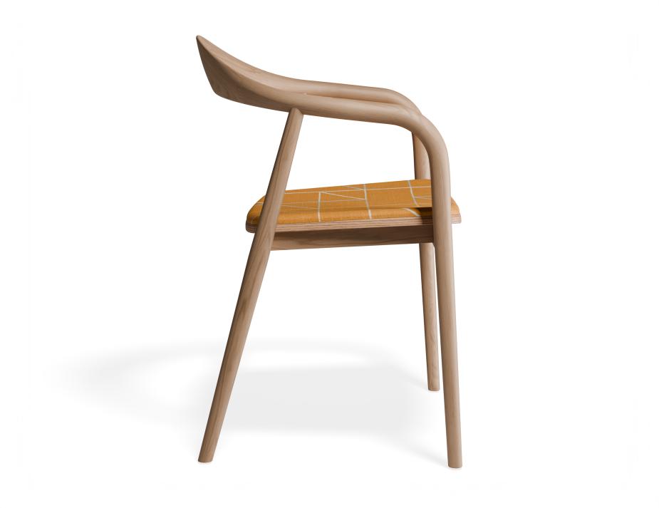 P 3 Arki Armchair Natural Custom Isometricorange