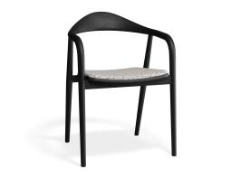 P 1 Arki Armchair Black Custom Geometricpattern