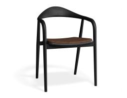 P 1 Arki Armchair Black Custom Printedsuede