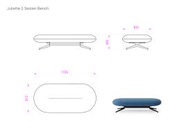 Juliette 2 Seat Bench