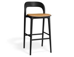 P 1 Mia Barstool Black Custom Isometricorange