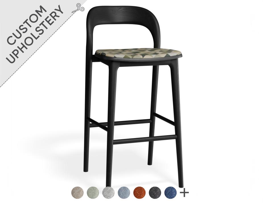 Mia Stool Black Custom