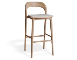 P 1 Mia Barstool Natural Custom Geometricpattern