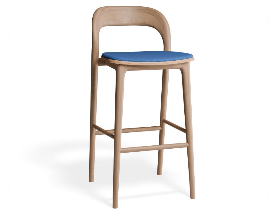 P 1 Mia Barstool Natural Custom Bluecorduroy