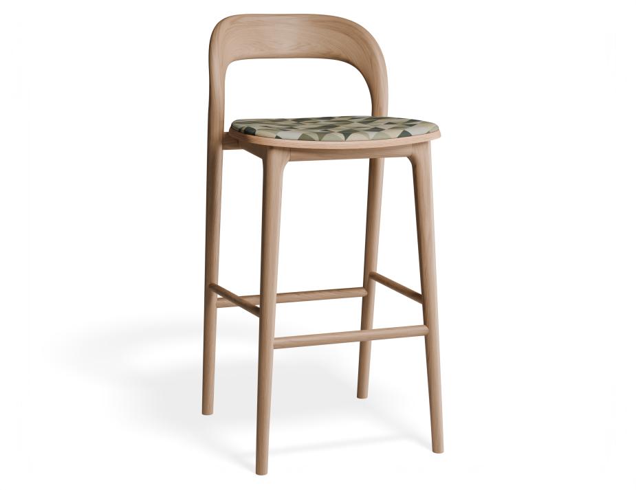 P 1 Mia Barstool Natural Custom Eucalyptpyramid