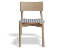P 4 Andi Diningchair Pad Ashnatural Bluestripe