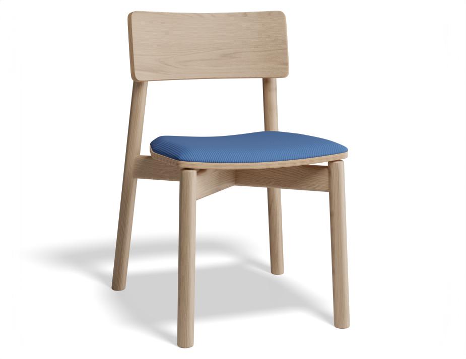 P 1 Andi Diningchair Pad Ashnatural Bluecorduroy
