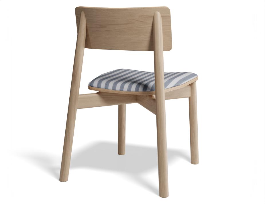 P 2 Andi Diningchair Pad Ashnatural Bluestripe