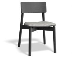 P 1 Andi Diningchair Pad Ashblack Herringbone
