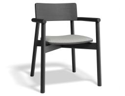 P 1 Andi Armchair Pad Ashblack Herringbone