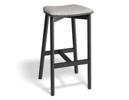 P 1 Andi Backlessbarstool Pad Ashblack Geometricpattern
