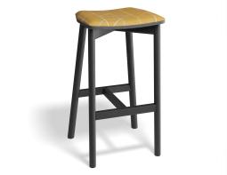 P 1 Andi Backlessbarstool Pad Ashblack Isometricorange