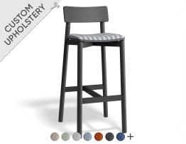 Andi Bar Stool - Black - Custom Upholstered