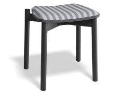 P 1 Andi Lowstool Pad Ashblack Bluestripe