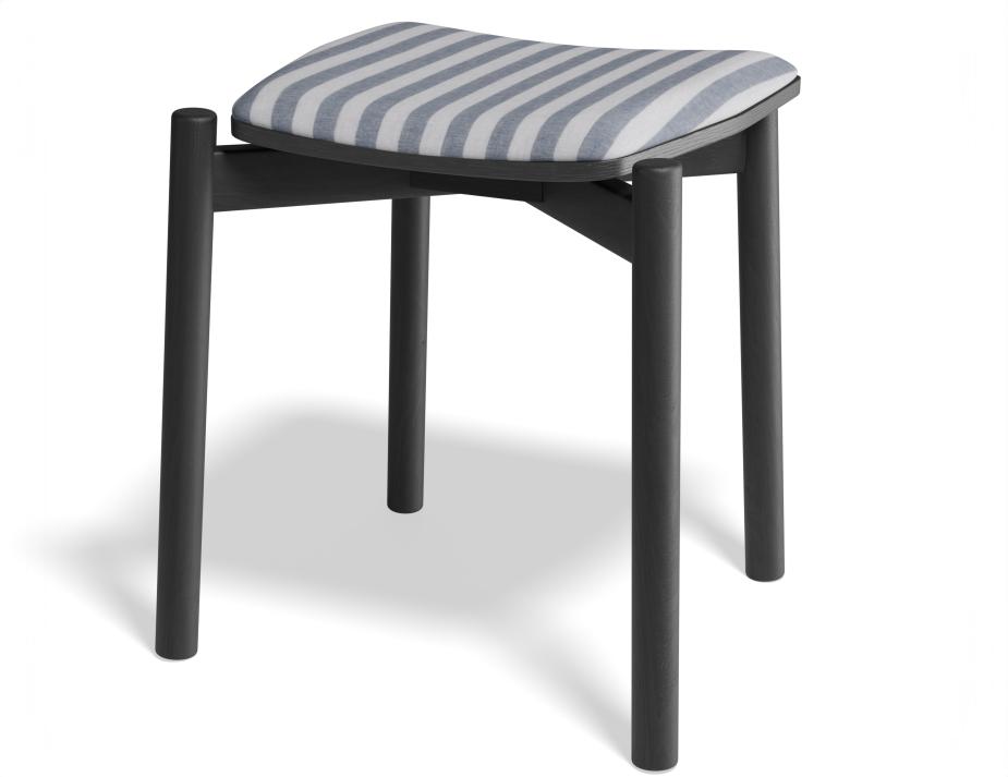 P 2 Andi Lowstool Pad Ashblack Bluestripe