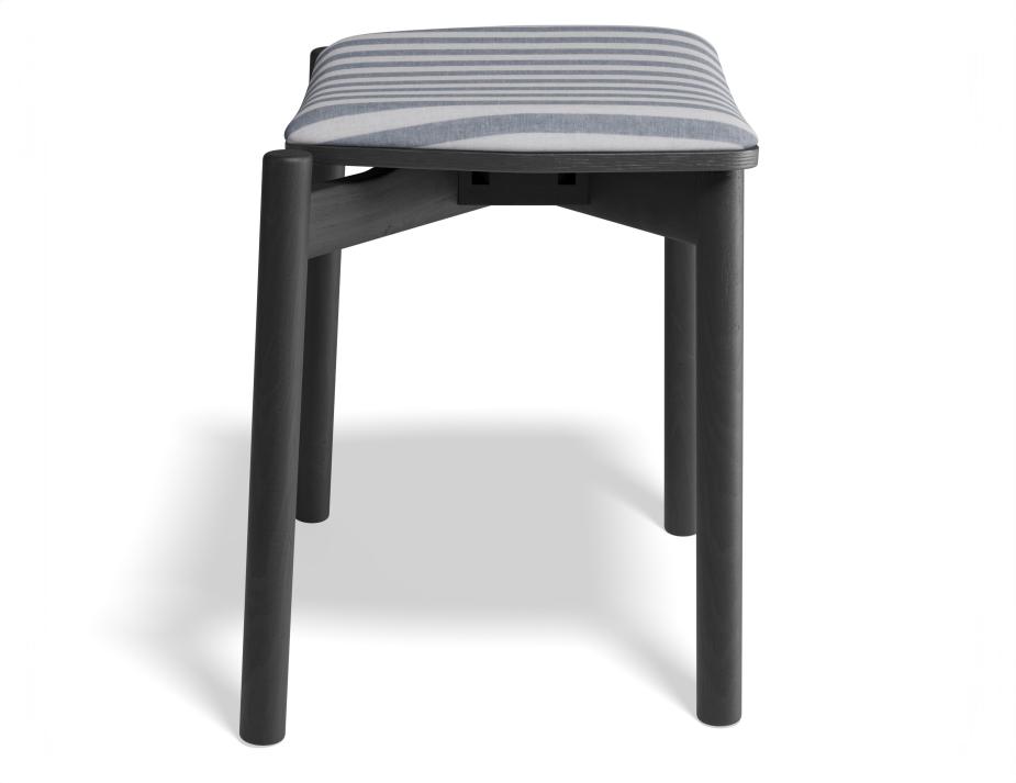 P 3 Andi Lowstool Pad Ashblack Bluestripe