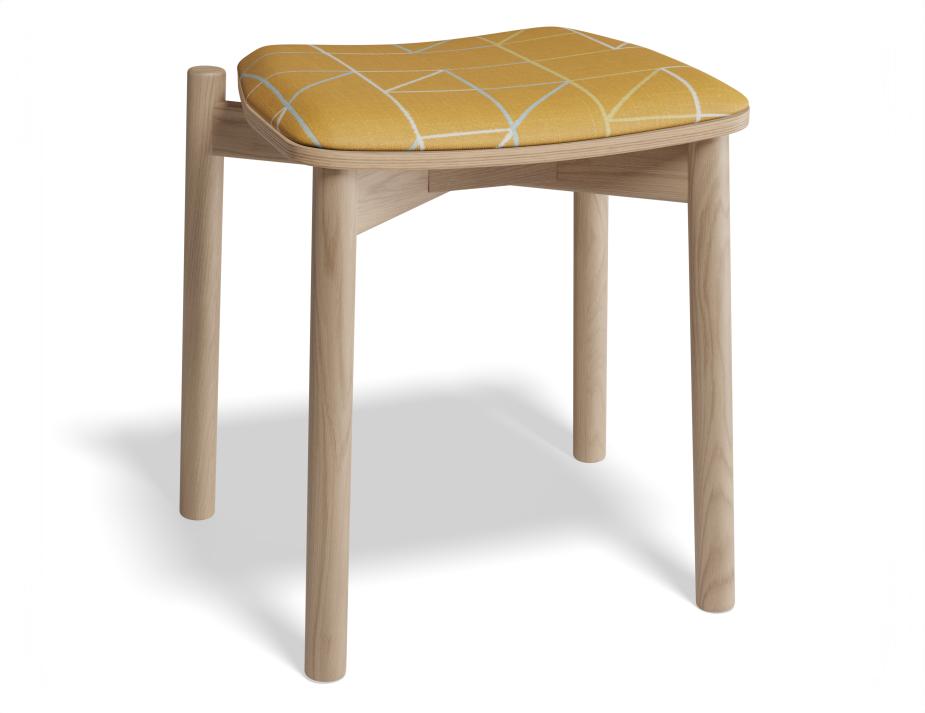 P 1 Andi Lowstool Pad Ashnatural Isometricorange
