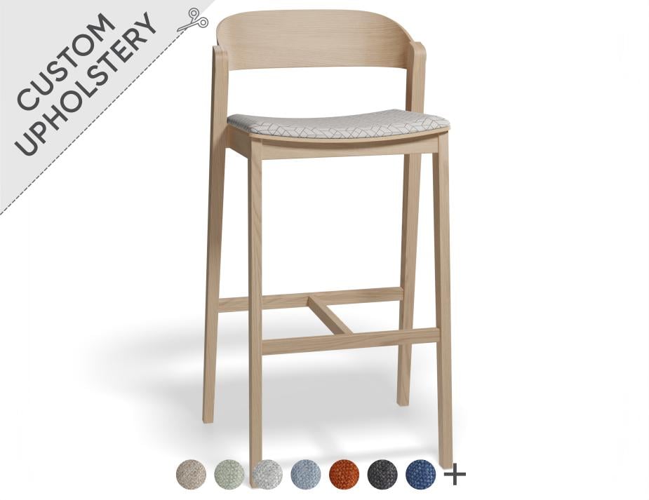 Grayson Stool Natural Custom