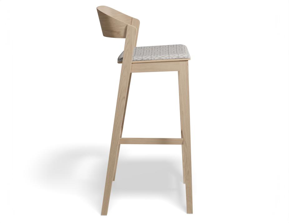 P 3 Grayson 75cmbarstool Pad Natural Geometricpattern