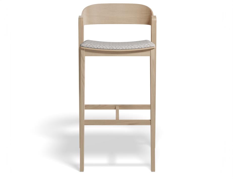 P 4 Grayson 75cmbarstool Pad Natural Geometricpattern