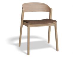 P 1 Grayson Chair Pad Natural Printedsuede
