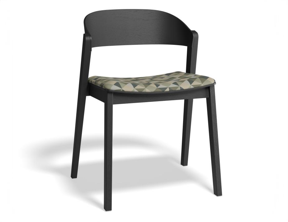 P 1 Grayson Chair Pad Black Eucalyptpyramid