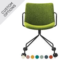 Flow Chair Arms Swivel Castors Hero Main