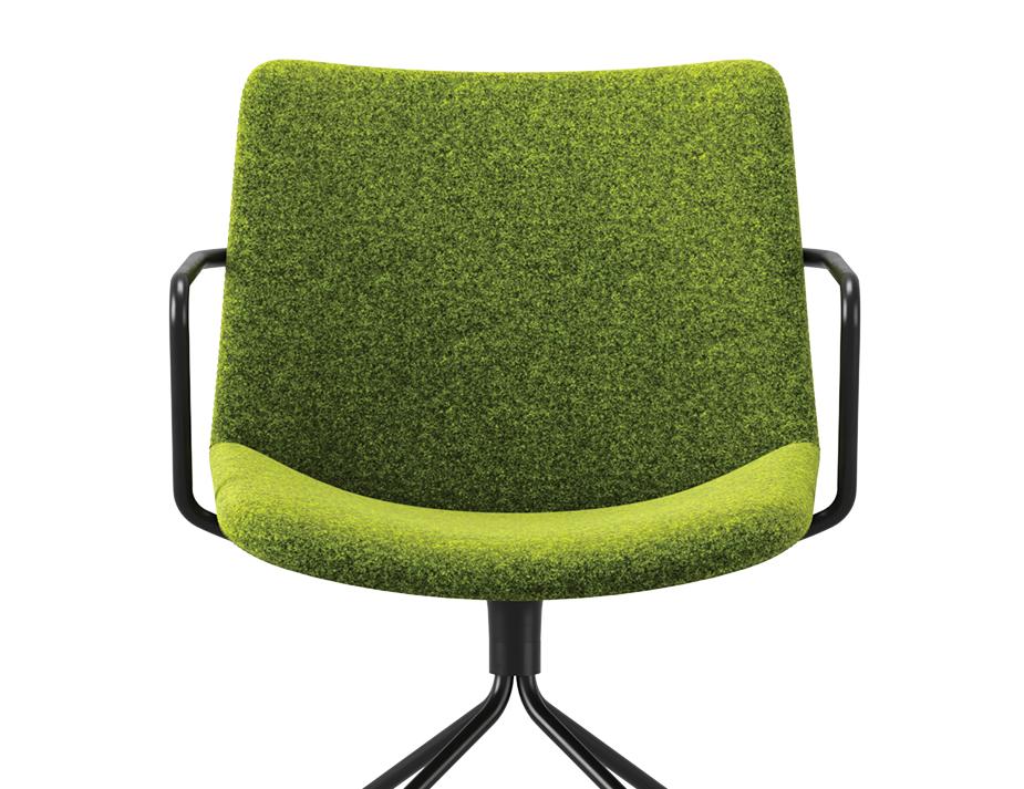 Flow Chair Arms Swivel Castors Zoom