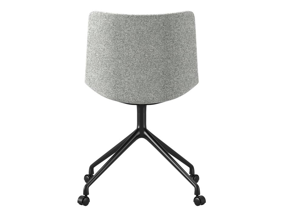 Grey Flow Chair Star Castors Side 1