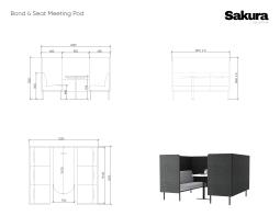 Sakura Bond 4 Seat Meeting Pod