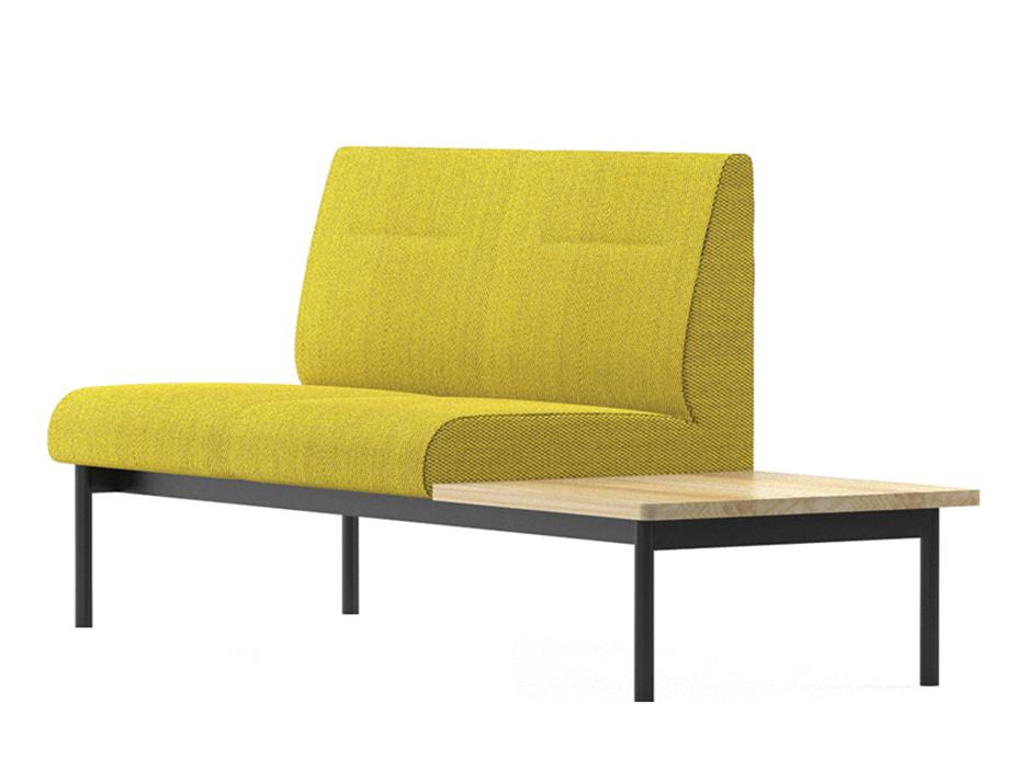 2 Seat With Side Table High
