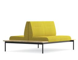 2 Seat High Back Back Back Double Side Tables Main 2