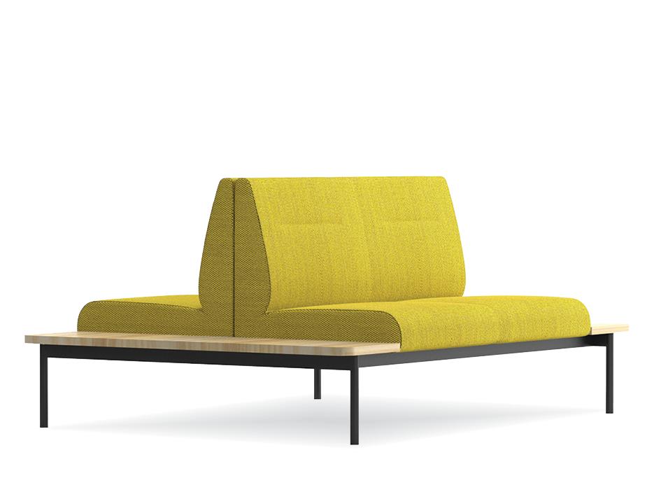 2 Seat High Back Back Back Double Side Tables Main 2