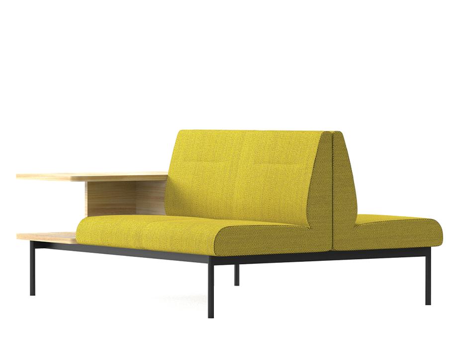 2 Seat High Back Back Back High Side Table Main
