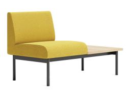 1 Seat Low Back Side Table New